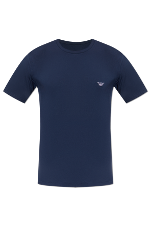 Tシャツ・カットソー EMPORIO ARMANI Embroidered viscose blend shirt fe6aab363f5bbd48666aec67624b40